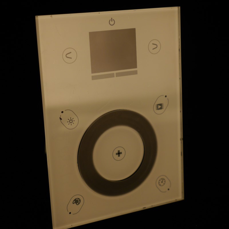 Customized insulated tempered soda-lime / low-iron glass touch switch panel