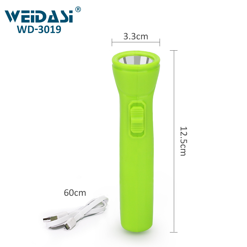 1w multi-functional hand rechargeable torch light led flashlight