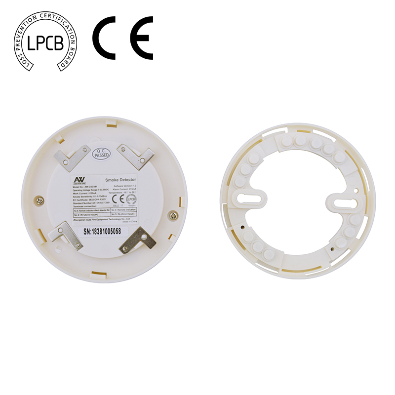 Asenware LPCB approval smoke sensor fire detector