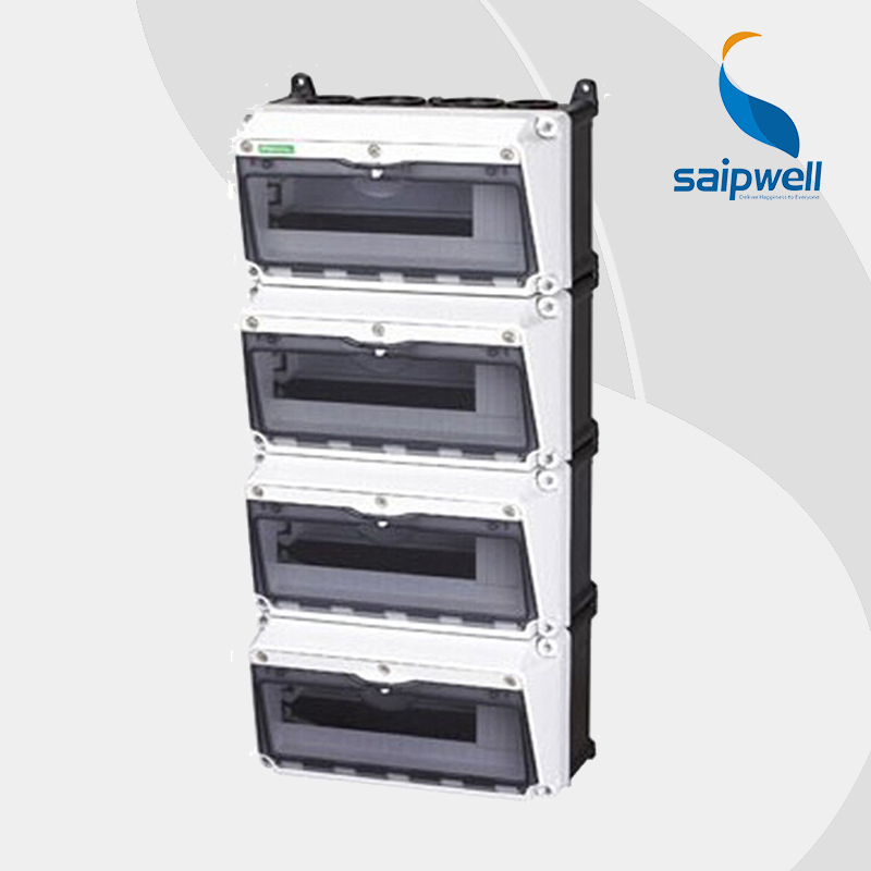 SAIP/SAIPWELL 260*640*180mm 48 ways Hot Sale Large Size Electrical Plastic Waterproof Wall-mountable IP67 Distribution Box