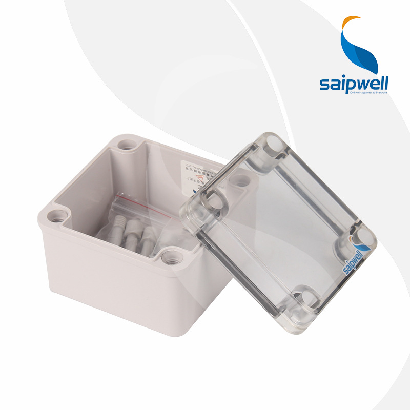 IP66 Waterproof Enclosure Box DS-AT-1010(100*100*75mm) Saipwell Junction Box Electronic Rail Din Enclosure