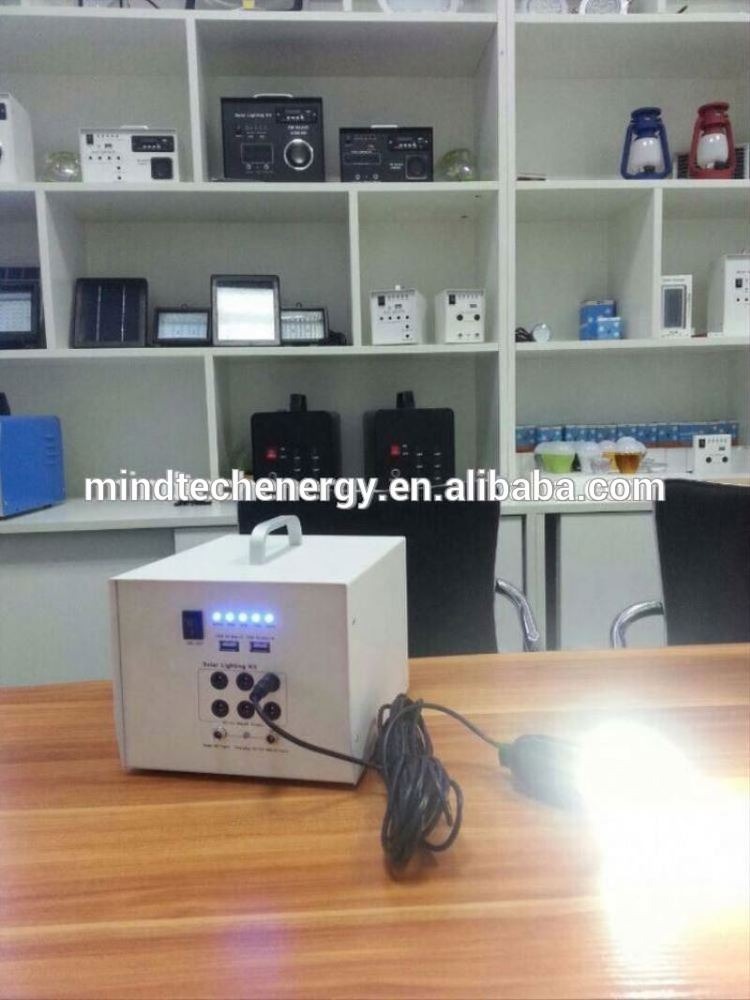 40W lead acid battery mini solar energy system kits for Africa