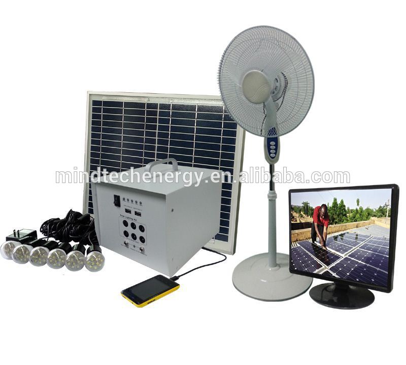 Solar power plant on grid solar power lighting system