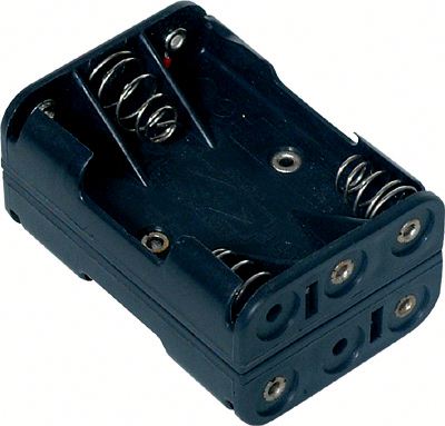 6 aaa battery holder