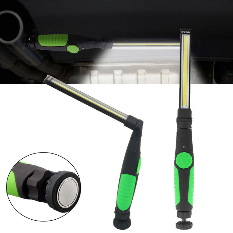 Portable Magnetic 8W Torch Lamp Hand Held Dimmable COB LED Slim Work Light For Car Repair