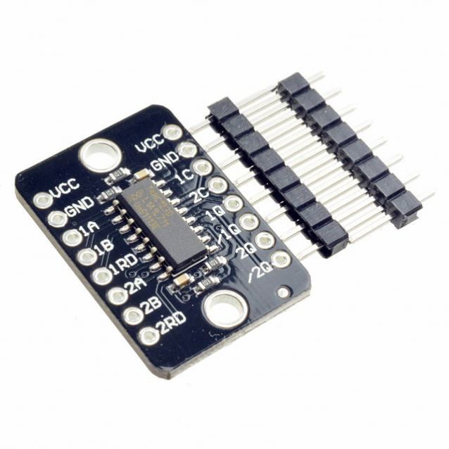 74HC123D MSI Dual Retriggerable Monostable Trigger Multivibrator With Reset Module With Pins