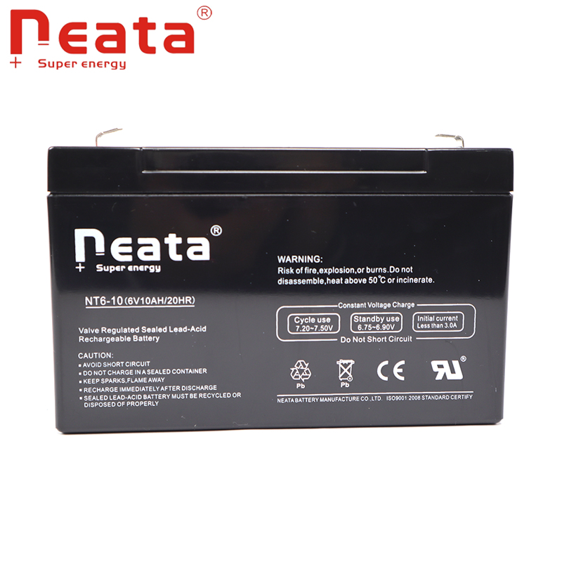 6V Nominal Voltage 10ah capacity 6v deep cycle lead acid battery