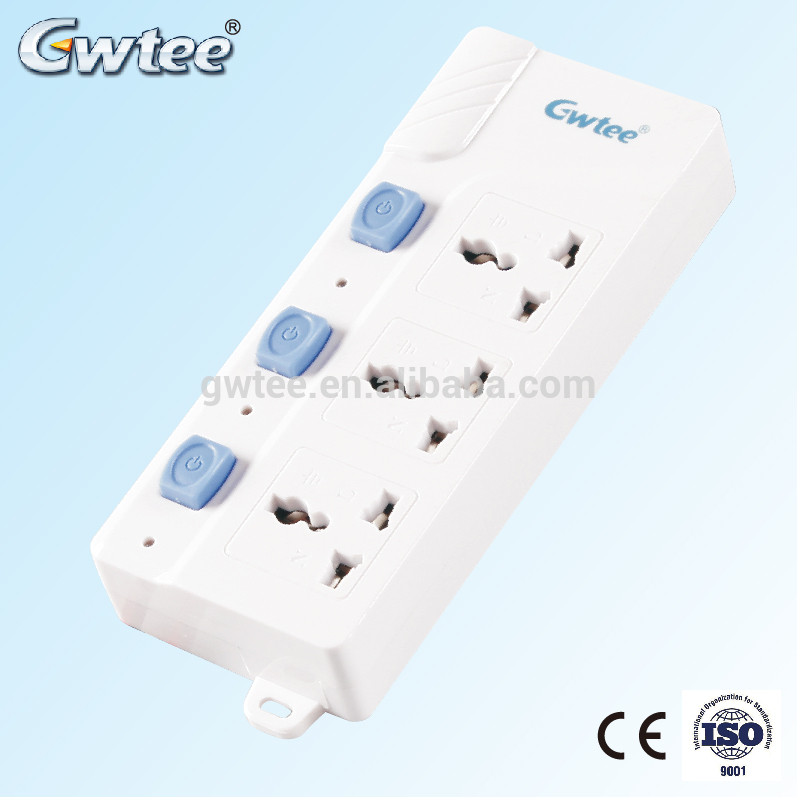 2016 Best selling product computer power down extension socket GT-6114