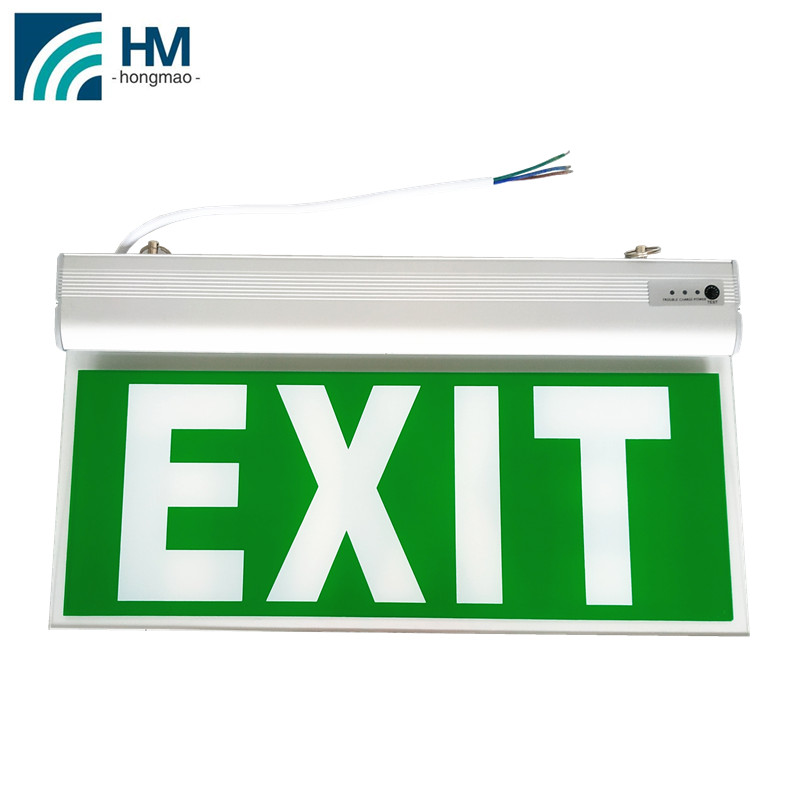 Hanging Exit Sign CE ROHS acrylic led emergency exit signs