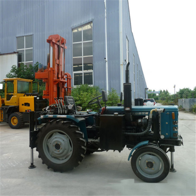 Save fuel tractor mounted borehole drilling rig machine