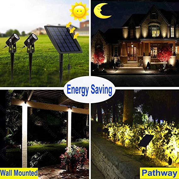 White color changing Lawn Path Lamp solar garden stick led pathway light