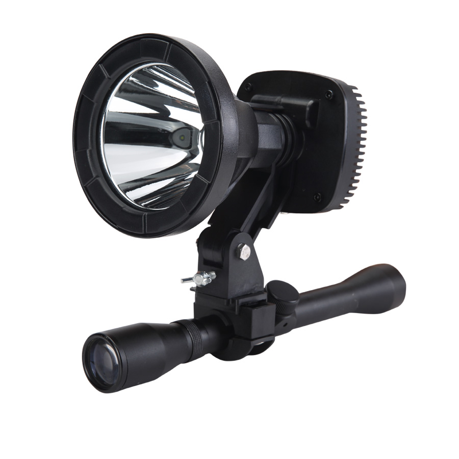 T61-LED-G 10W led super bright hunting spotlight remote led searchlight for long gun