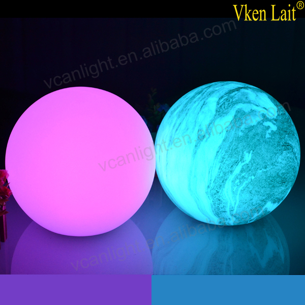 50cm Hot LED sphere Light Up Illuminated rgb waterproof Furniture for club or garden indoor or outdoor