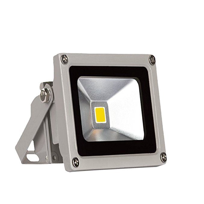 LED Flood Light 10W Outdoor 900lm Super Bright Floodlight Waterproof Security Lighting warm white