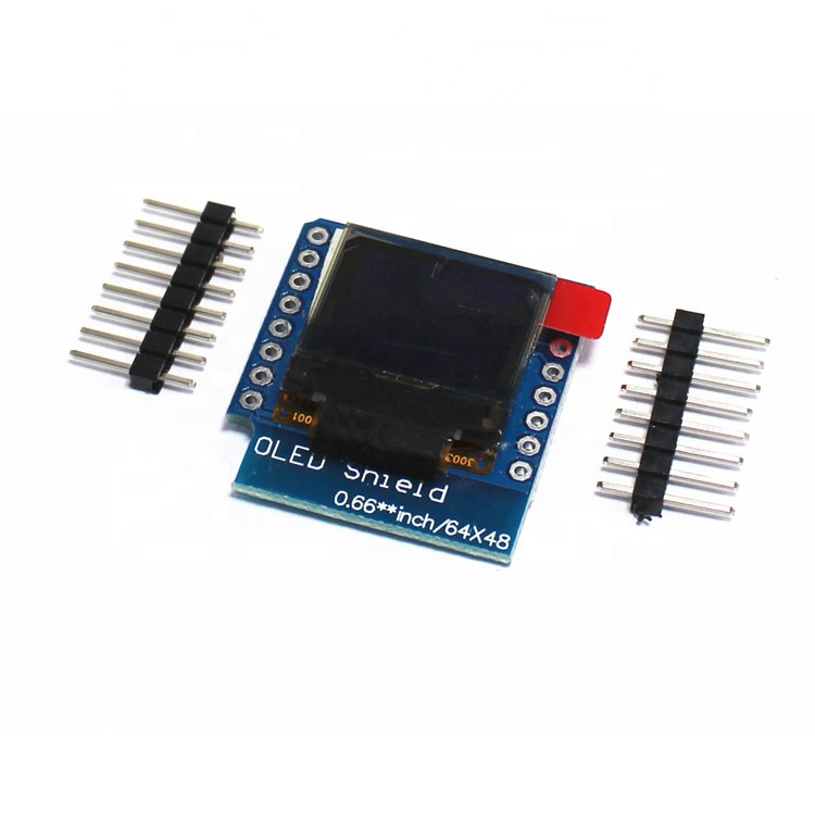 0.66 oled display with blue 64*48 Resolution oled display