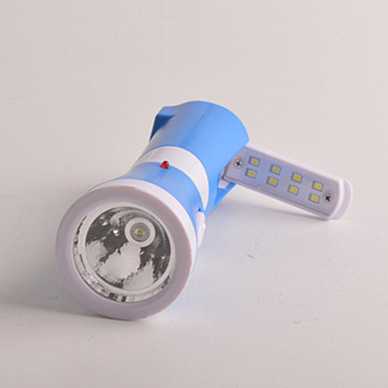 GG-631 Nigerial hot sale 1W+8SMD rechargeable LED electric torch