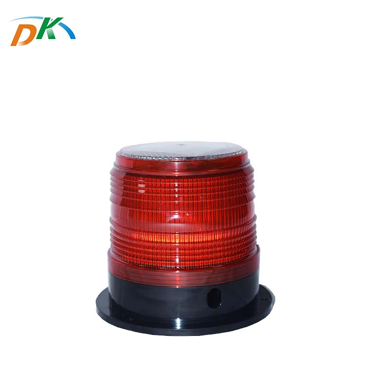 DK LED Factory Price Outdoor Solar LED Flashing Warning Beacon Aviation Light