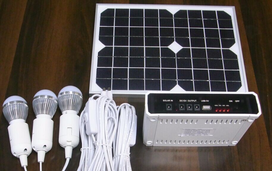 High efficiency mini 5w solar home lighting system