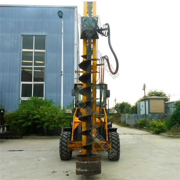 Wheel loader Attachments Rock Drill / Hydraulic Earth Auger