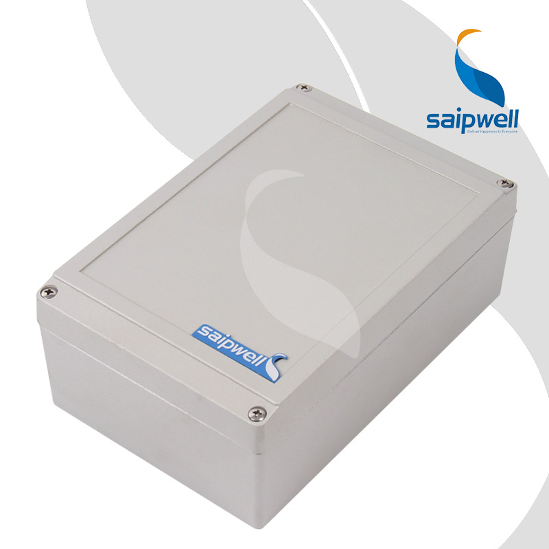 Saip/SAIPWELL factory price OEM IP67 CE RoHs aluminum made electrical switch waterproof box enclosure with outlet holes