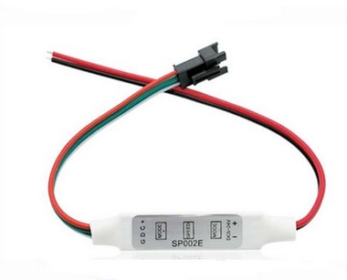 High quality SP002E 5-24V 3key mini ws2812b rgb pixel led controller