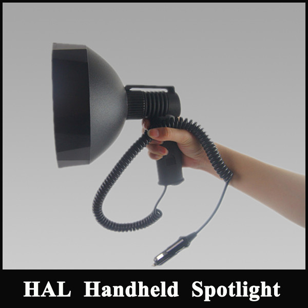 new /fashion hand held spotlight for parts or repair - Has corrosion on housing