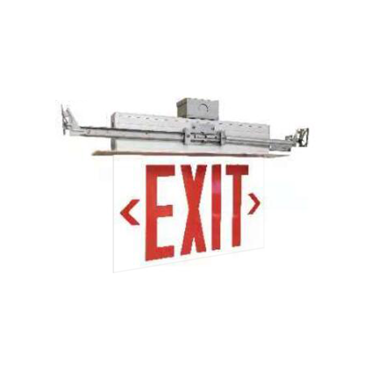 Promotional high-capacity ceiling mounted fire exit signs