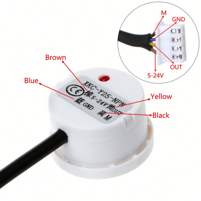 Liquid Level Sensor Detector 5~24V 5mA Non-contact Liquid Level Sensor Intelligent  Induction Level Switch Rat