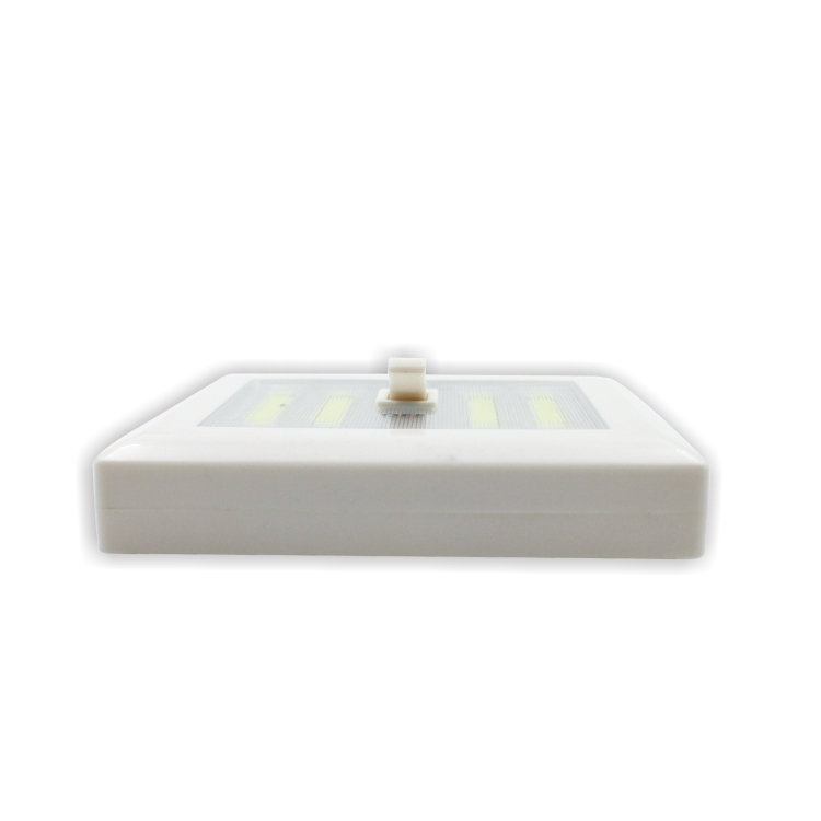 The best choice Ultra bright 4*AA 2 modes 150lumen ABS plastic 4*COB LED switch night light indoor light