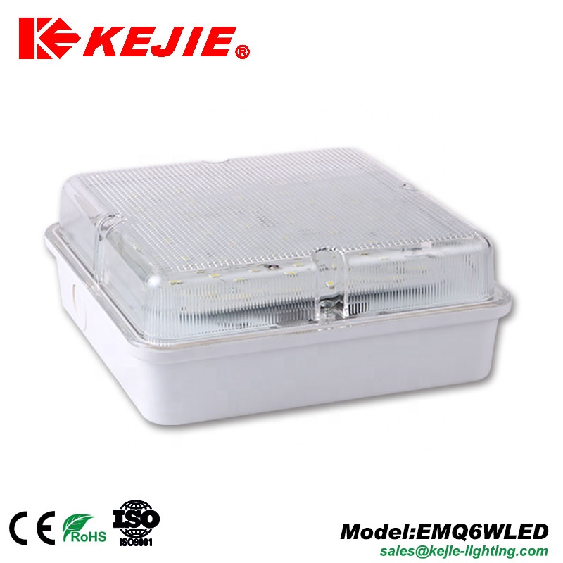 Kejie European modern 2D 28W fluorescent tube emergency ceiling light