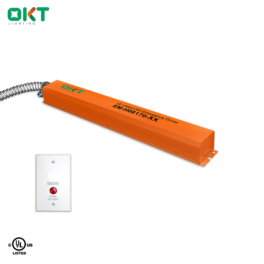 OKT UL Listed Field installable self-test led emergency light