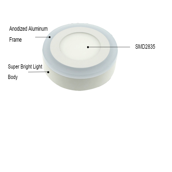 Factory price 6W 9W 16W 24W led panel light for home