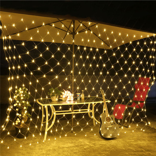 outdoor waterproof decoration fairy tree Christmas white led net light