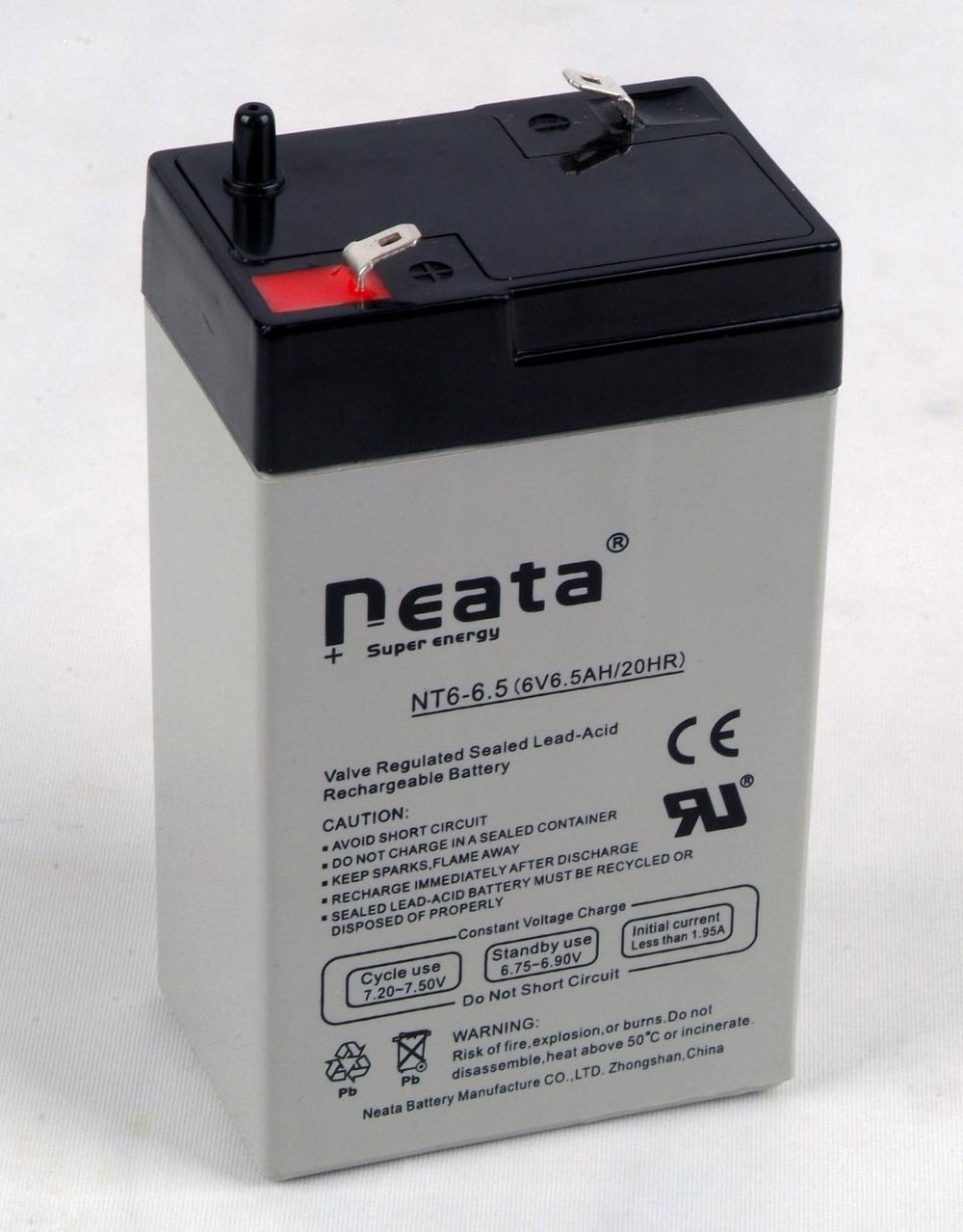 NEATA BATTERY MF AGM UPS battery 6V 6AH Sealed Lead Acid