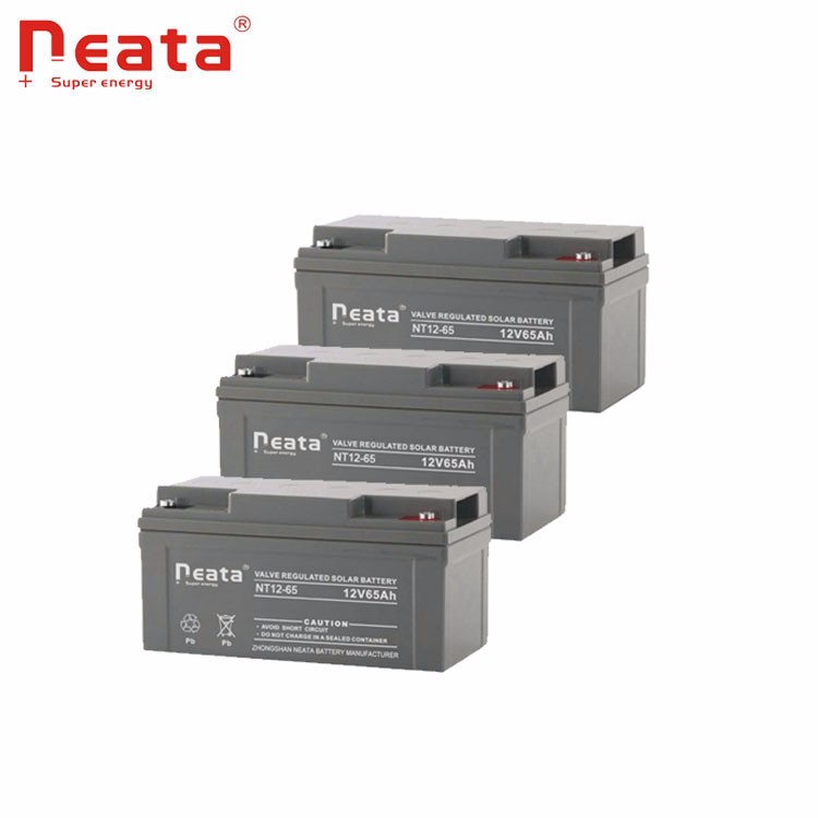 Neata cheap price good quality 12V 65AH rechargeable agm deep cycle battery for electric wheel chair