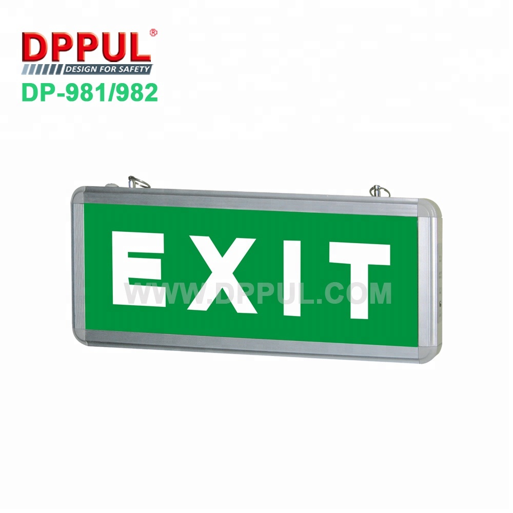 2019 New Design Emergency LED Exit Light DP981/982 Luxury