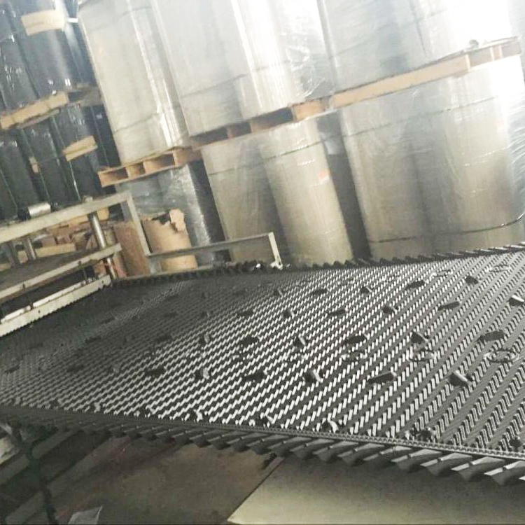 1520mm width 0.38mm thickness PVC sheet fill cooling tower fill