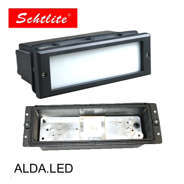 ALDA IP65 Aluminum 10W LED garden recessed stair wall light supplier