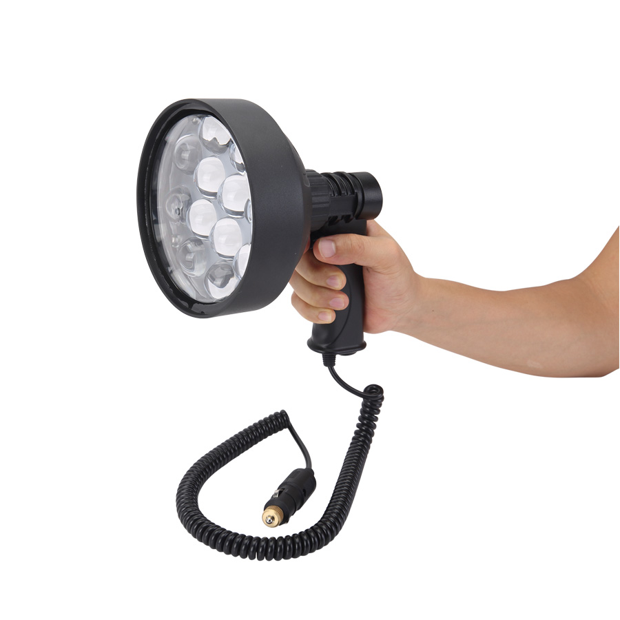 JGL 36W battery powered led night searchlight super bright spotlight