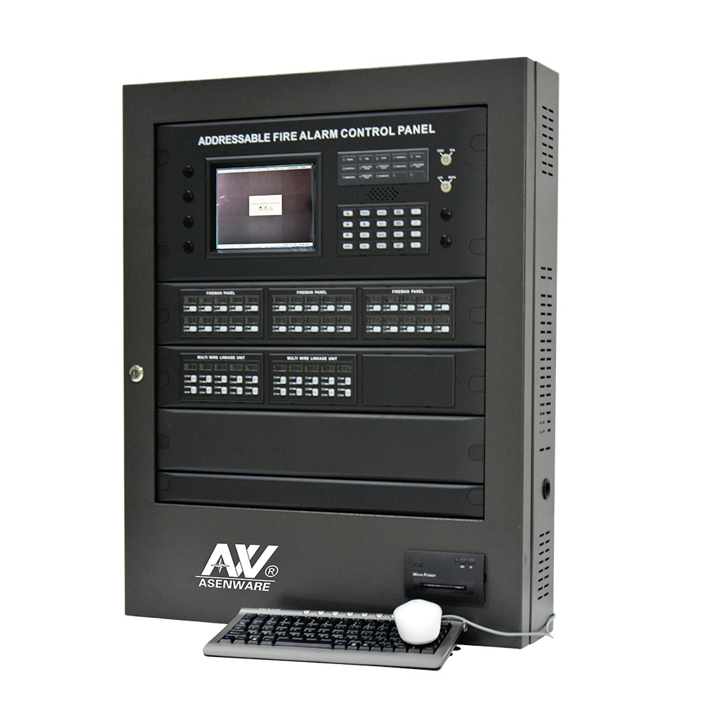 Fire protection use addressable fire alarm control panel awf-2100