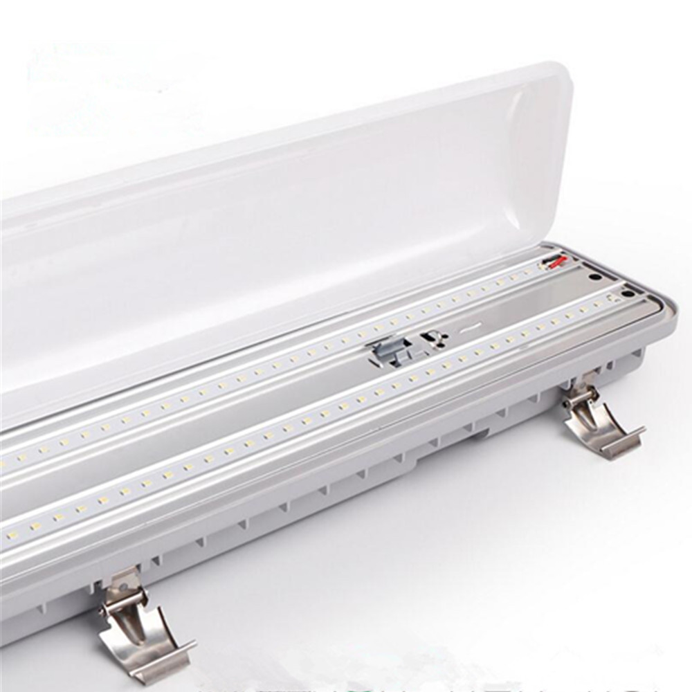 Dimming sensor double strip vapor proof batten light fixture 40w Tri Proof Luminaire