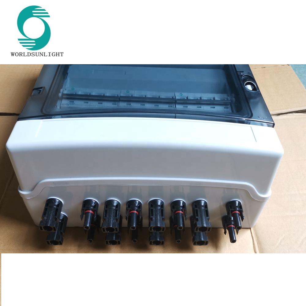 WSDB-PV 1000V DC Solar PV Array Combiner Box junction box including dc spd,dc mcb,ac mcb and ac spd