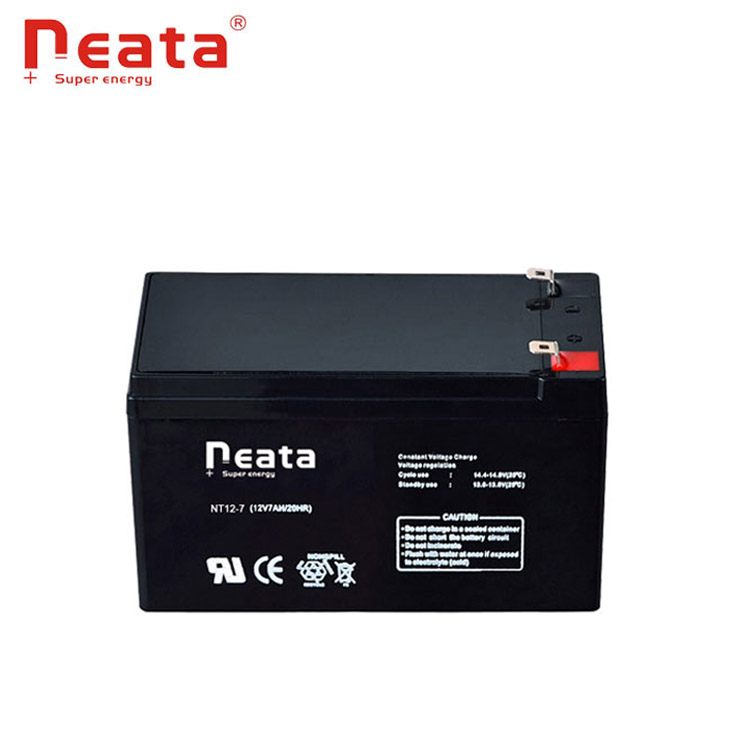 long cycle life 12V7AH sealed lead acid battery for security system