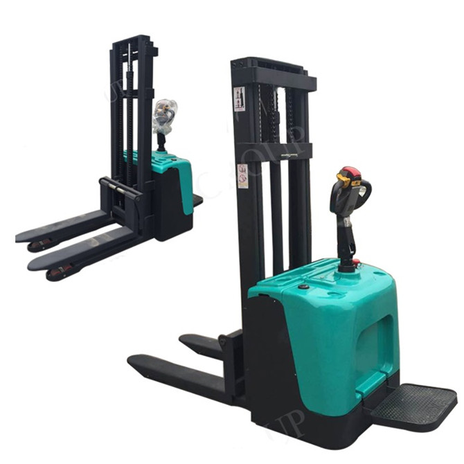 2Ton 1.5 m hydraulic full electric pallet stacker 2000kgs electric pallet stacker
