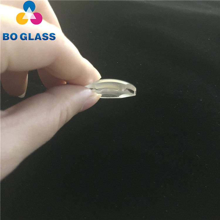 Molded aspheric optical glass led diffuser lens