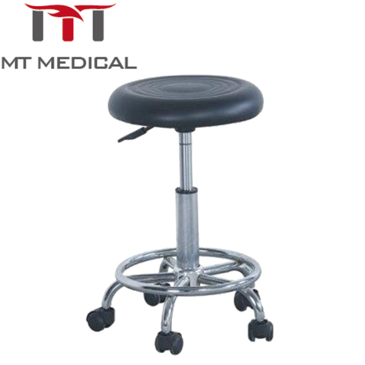Hot sales medical equipment stainless steel lifting round stool and hospital chair