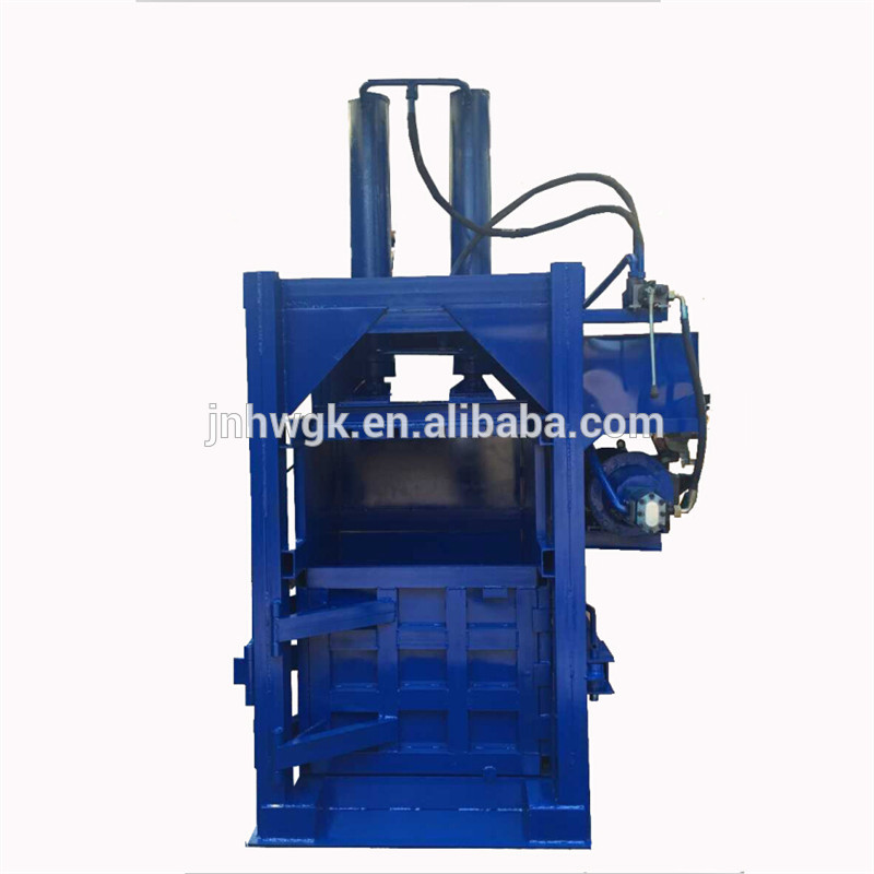 Vertical hydraulic cardboard baling press machine waste paper baler machine clothes bale machine