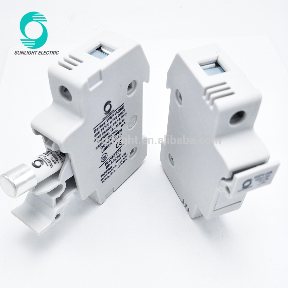 Solar Energy DC 1000V 1A to 32A PV Fuse with fuse holder
