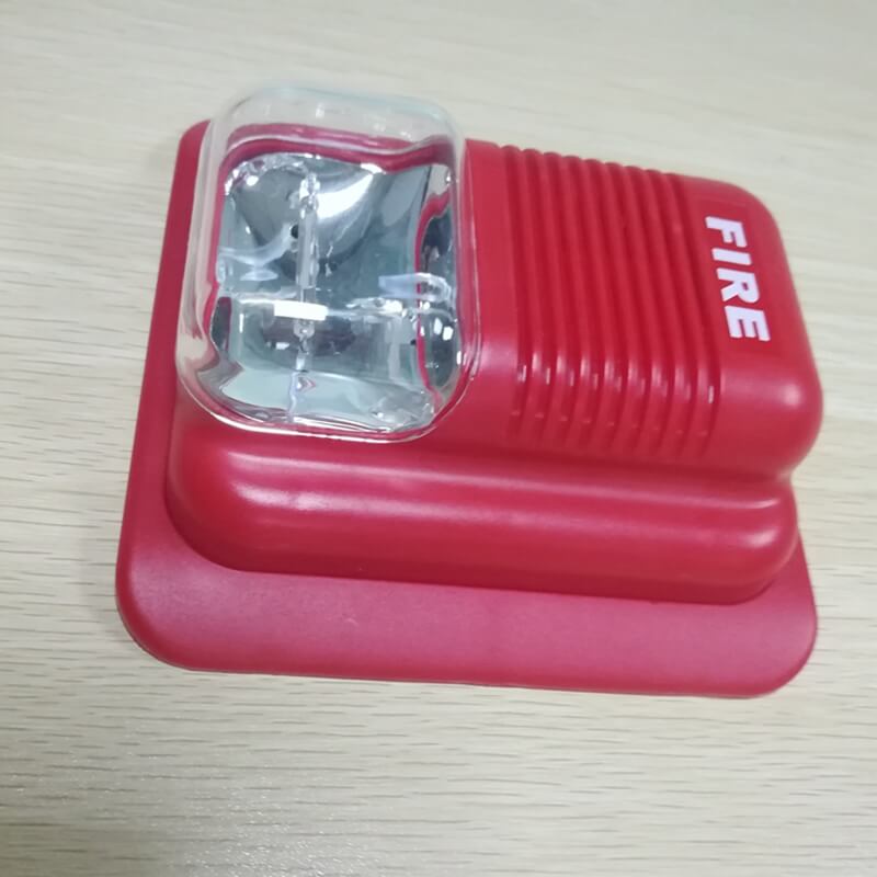 piezo buzzer fire alarm strobe siren alarm with flash