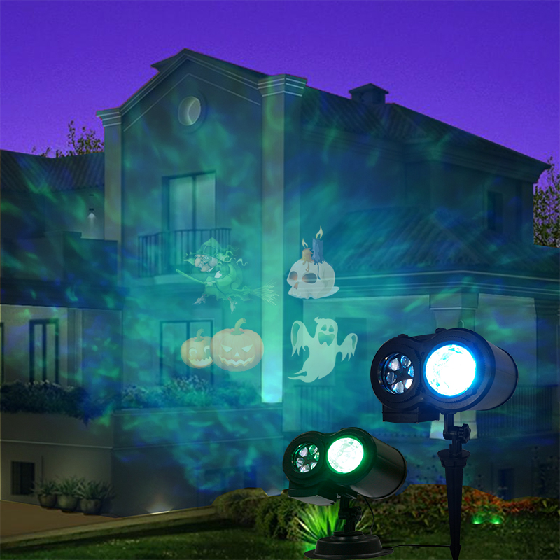 Custom printing outdoor text animation laser projector outdoor projector for christmas outdoor light projector